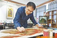 粮食画:五谷为笔墨