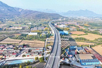 沿太行山高速公路西延项目进入冲刺收尾阶段